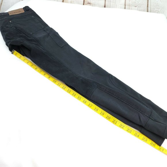 Dublin Womens Black Mixed Media Regular Fit Denim Straight Jeans Size 8/26 - Picture 12 of 15